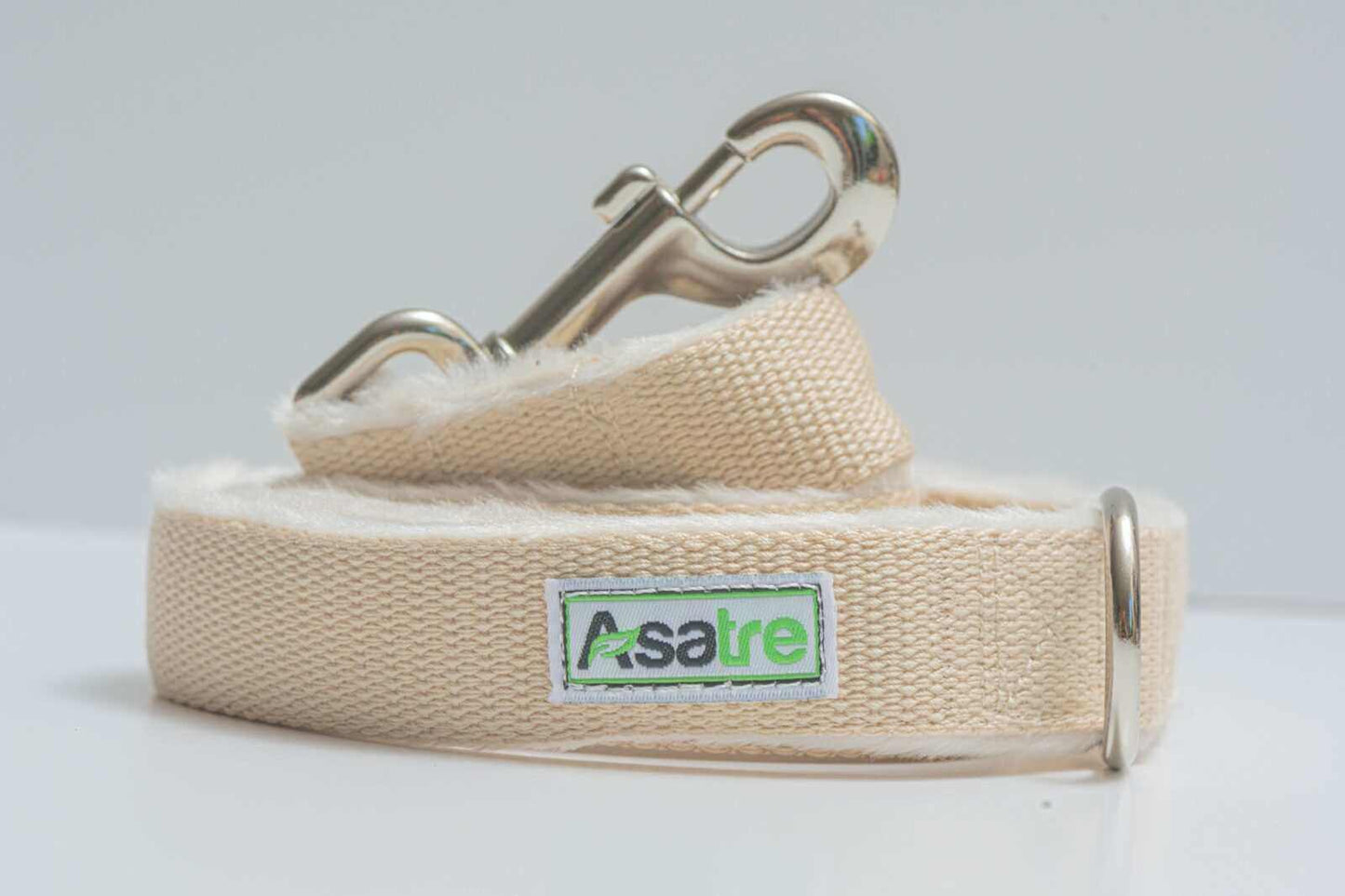 Hemp Beige Dog Leash