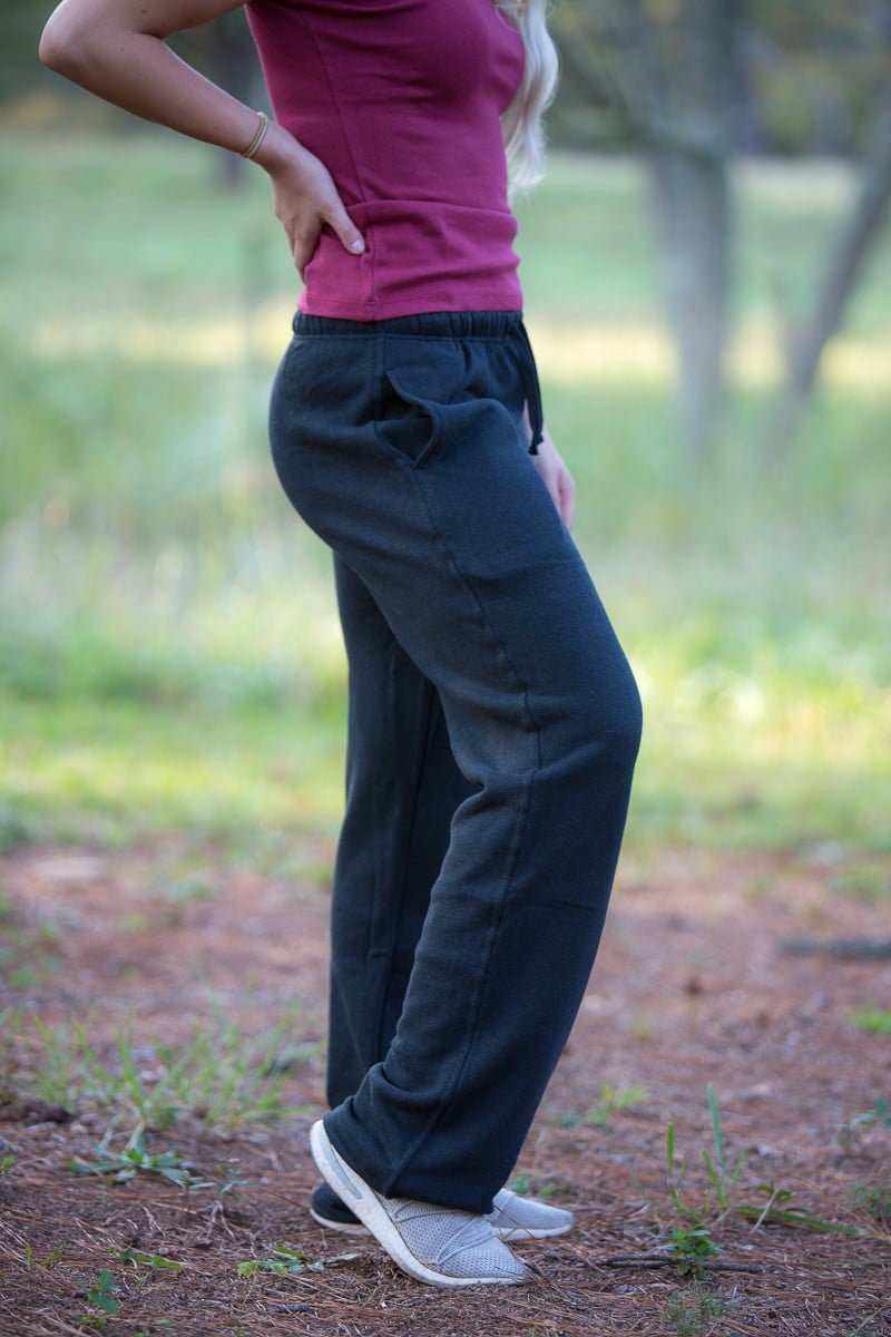 Eco-Friendly Women’s Sweatpants – Hemp Fleece & Organic Cotton