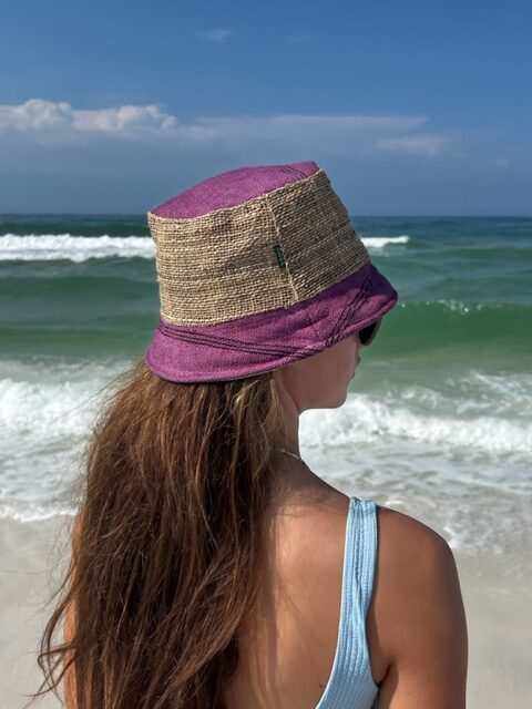 Hemp Bucket Hat - Mauve