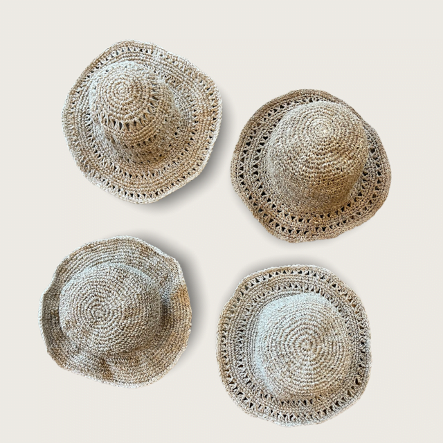 Hemp Crochet Sun Hat