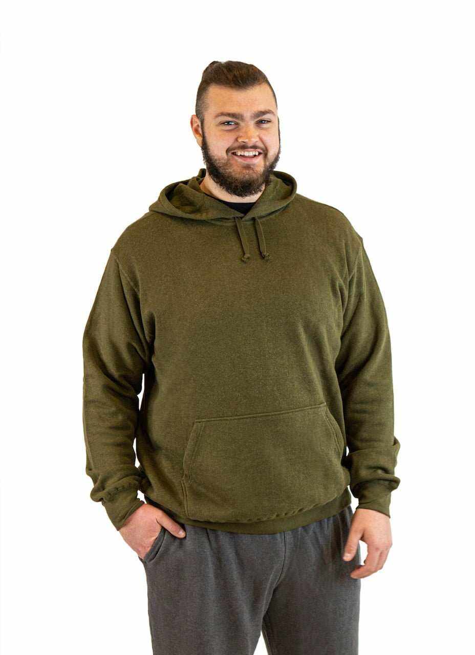 Hemp Hoodie | Organic Cotton and Hemp Fleece Unisex Pullover