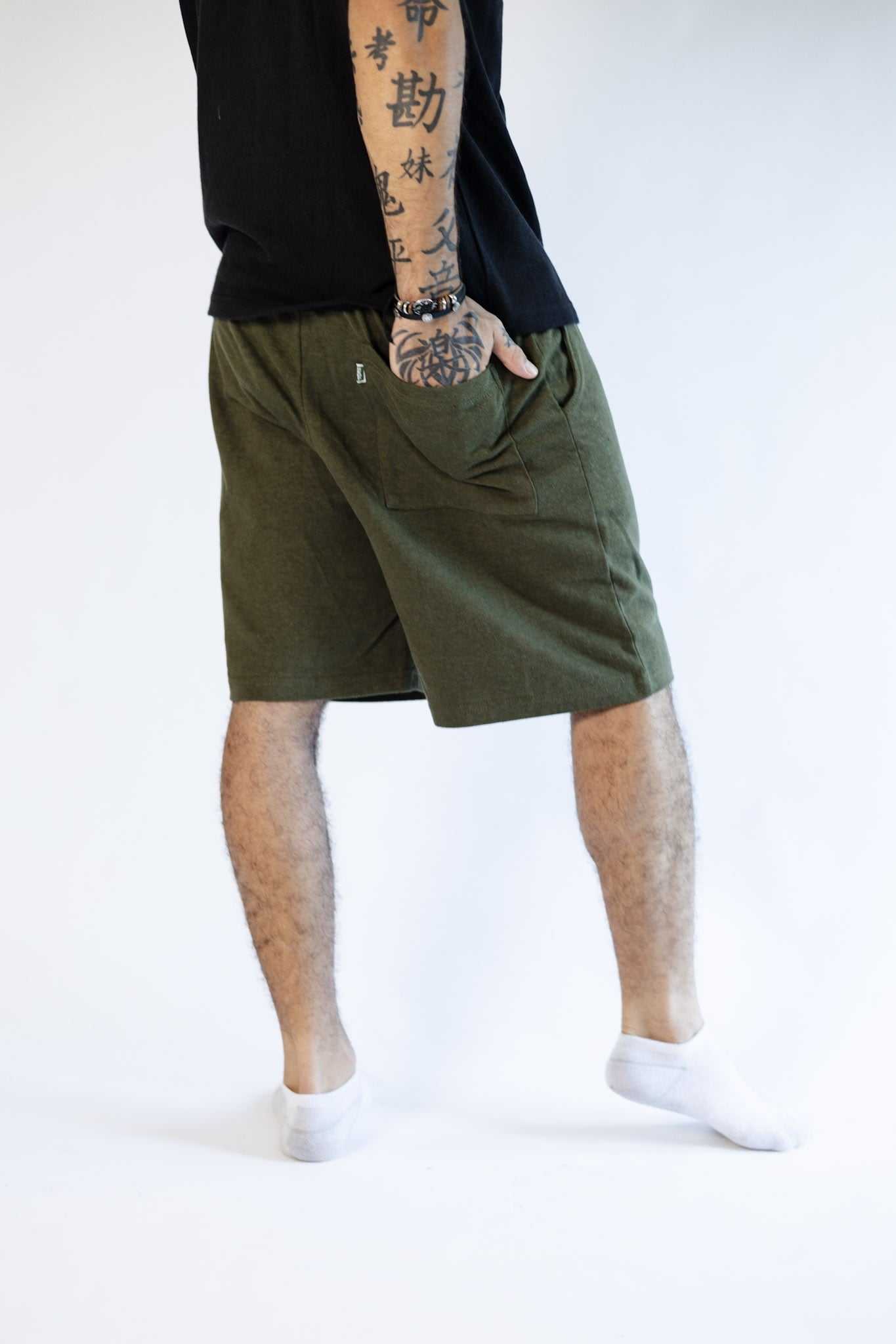 Jersey Hemp Shorts for Men - Hemp & Organic Cotton | Athletic Wear