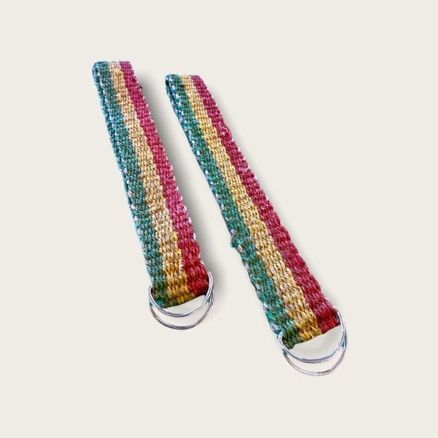 Hemp Red Yellow Green Belt