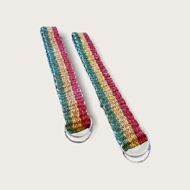 Hemp Red Yellow Green Belt