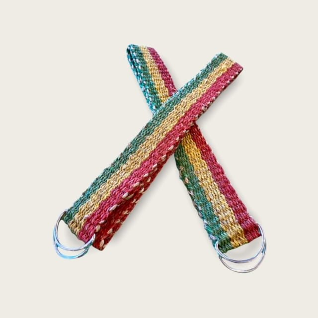Hemp Red Yellow Green Belt
