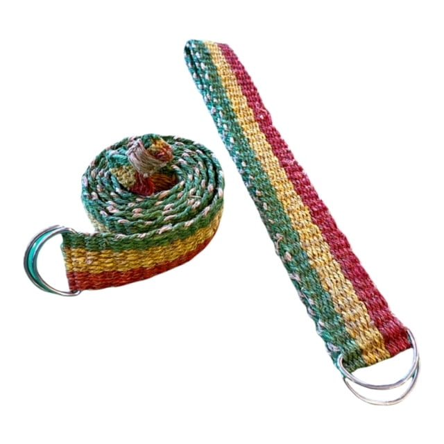 Hemp Red Yellow Green Belt