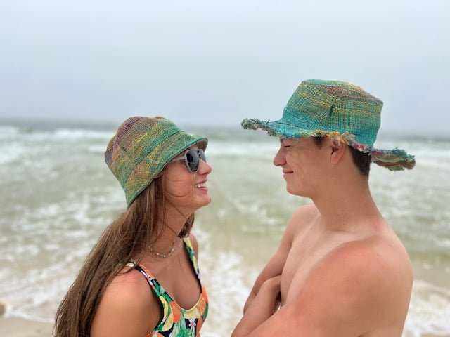Hemp Hat - Multi-Color Rainbow Stylish and Eco-Friendly Sun Protection