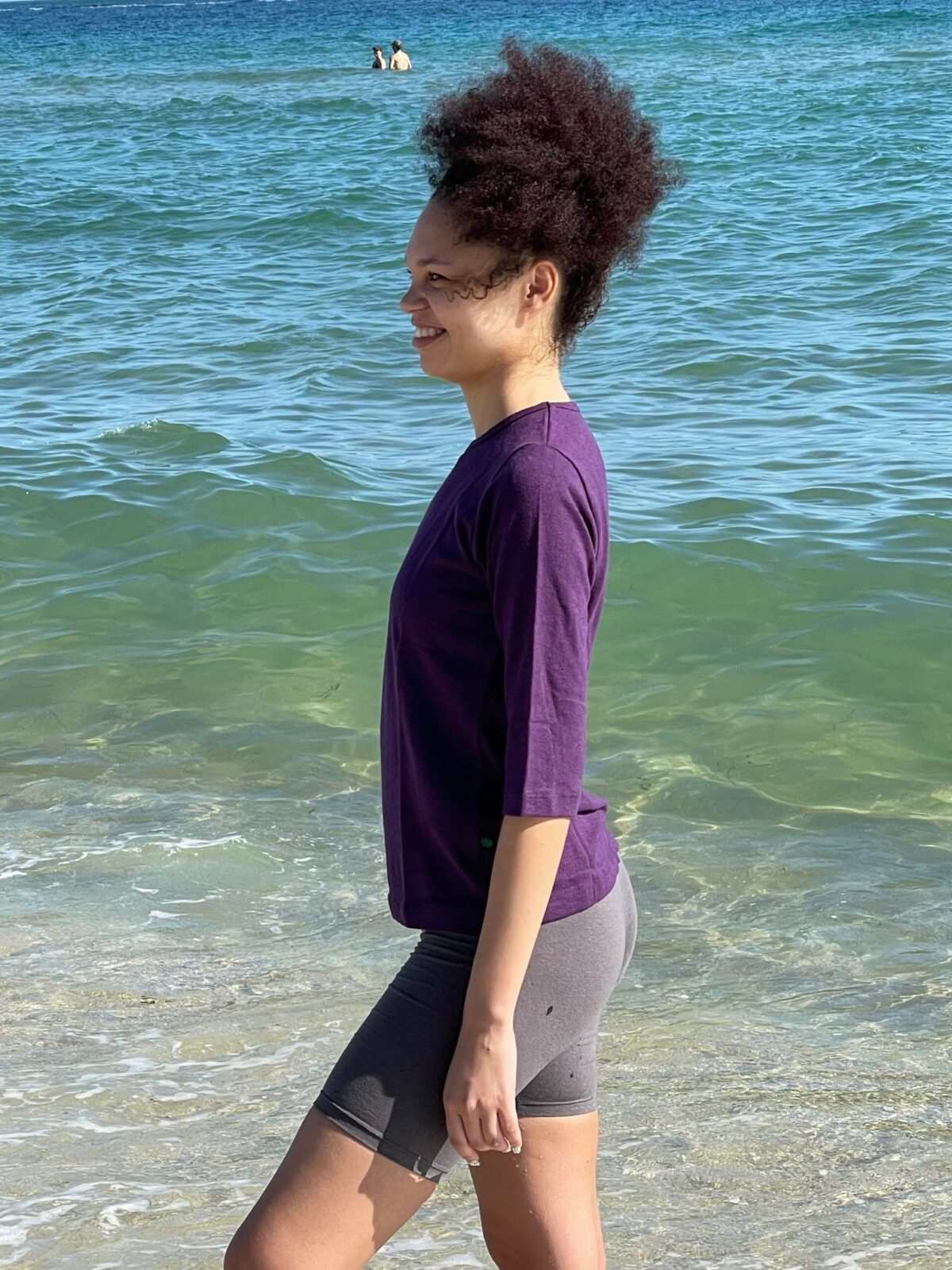 Hemp Shirt - Women's 3/4 Sleeve Organic Cotton Blend|Asatre