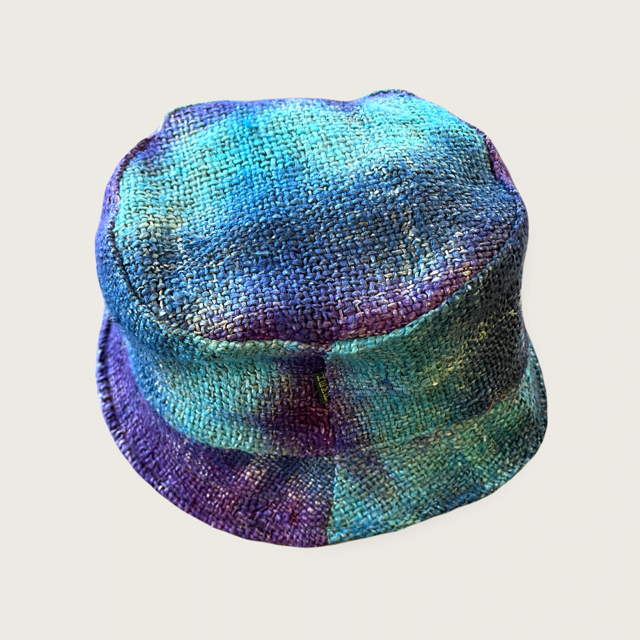 Hemp Bucket Hat - Tie Dye Hippie Beach Hat