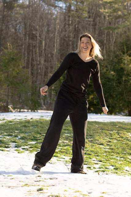 Hemp Shirt - Women's Long Sleeve V-neck Jersey Top|Asatre