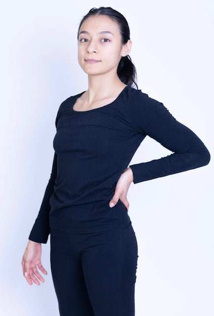 Long Sleeve Scoop Neck Top - Stylish Hemp Wear | Comfortable & Durable