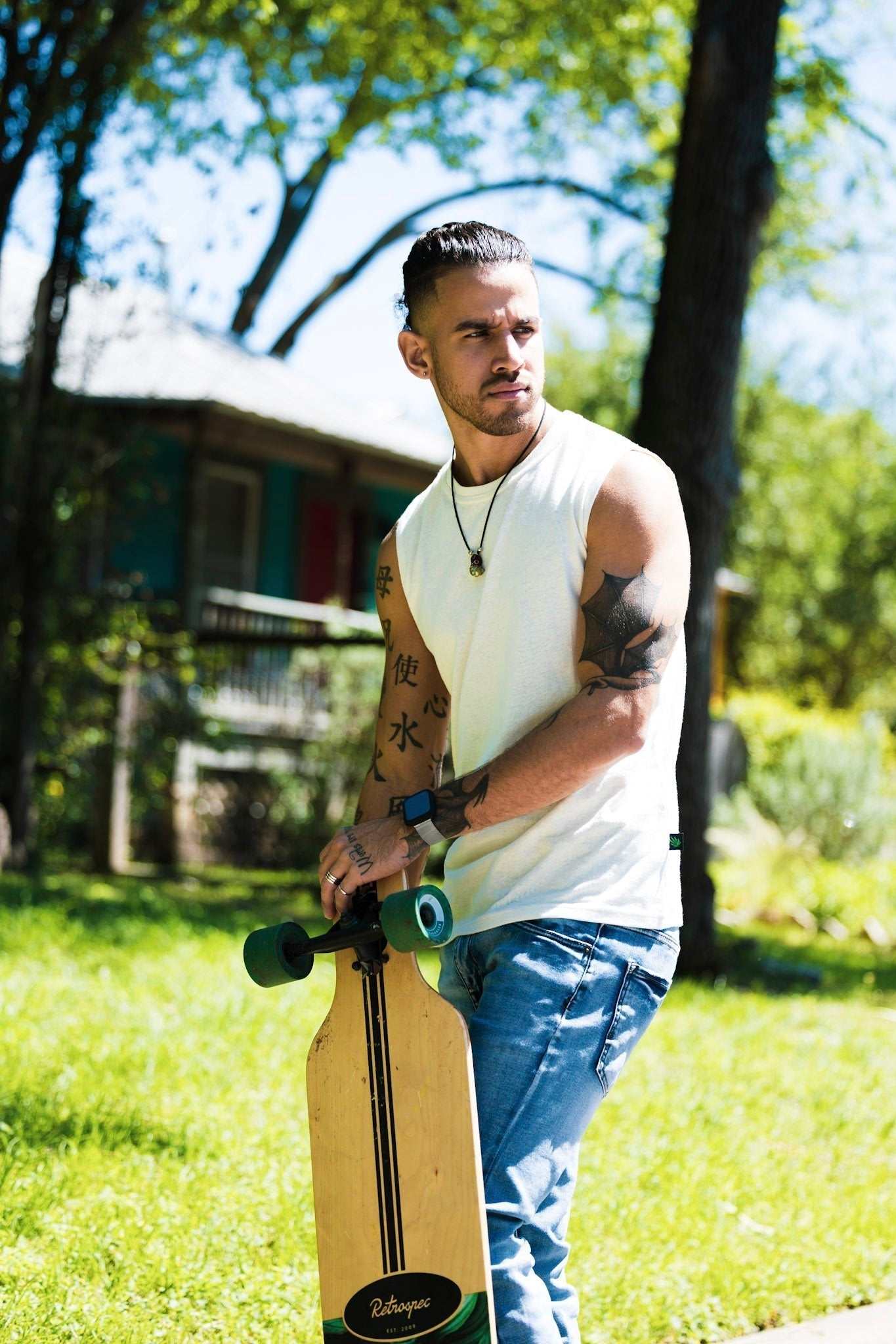 Mens Sleeveless Shirt | Hemp and Organic Cotton T-Shirt|Asatre