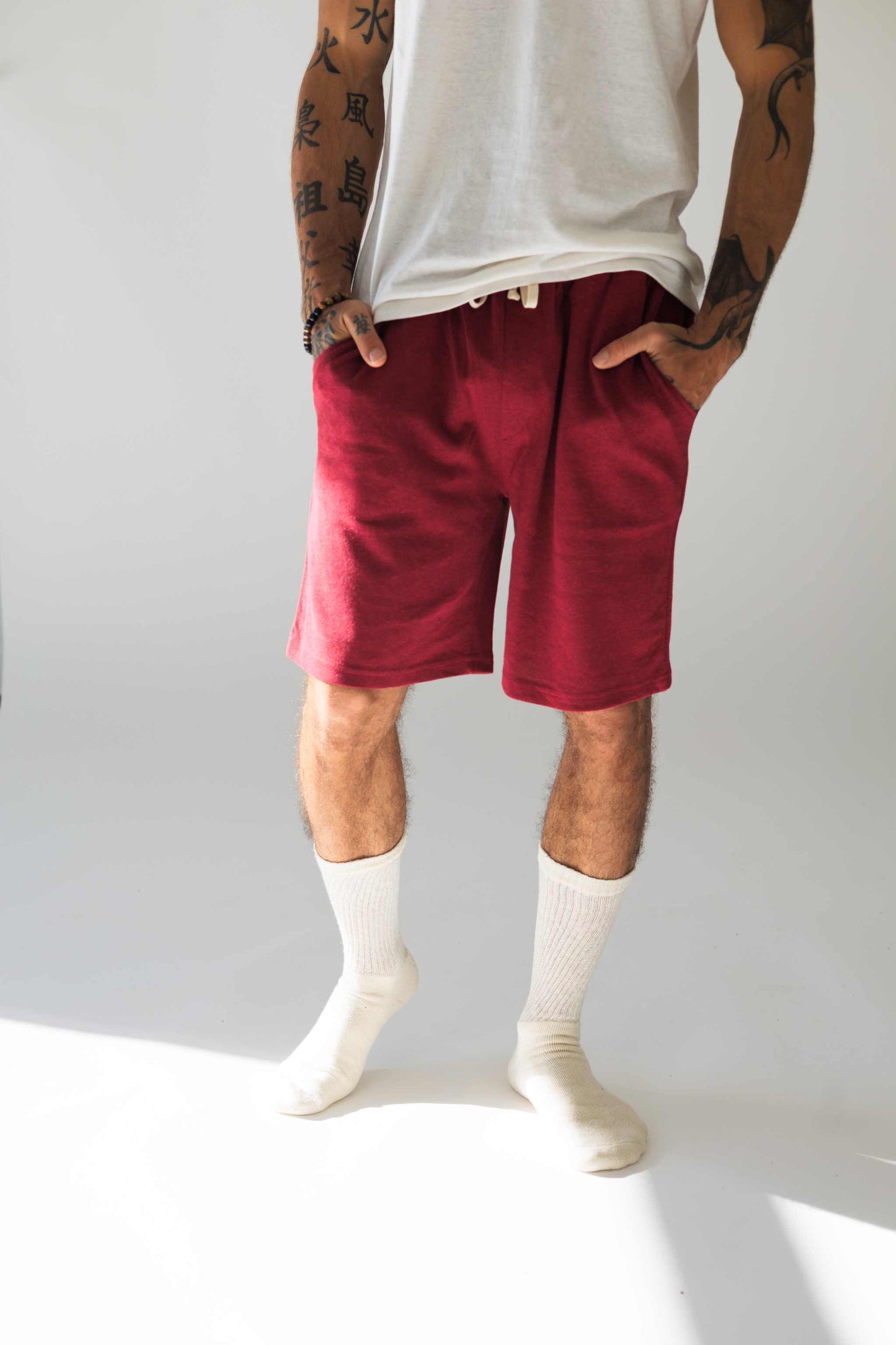 Jersey Shorts for Men - Hemp & Organic Cotton Shorts