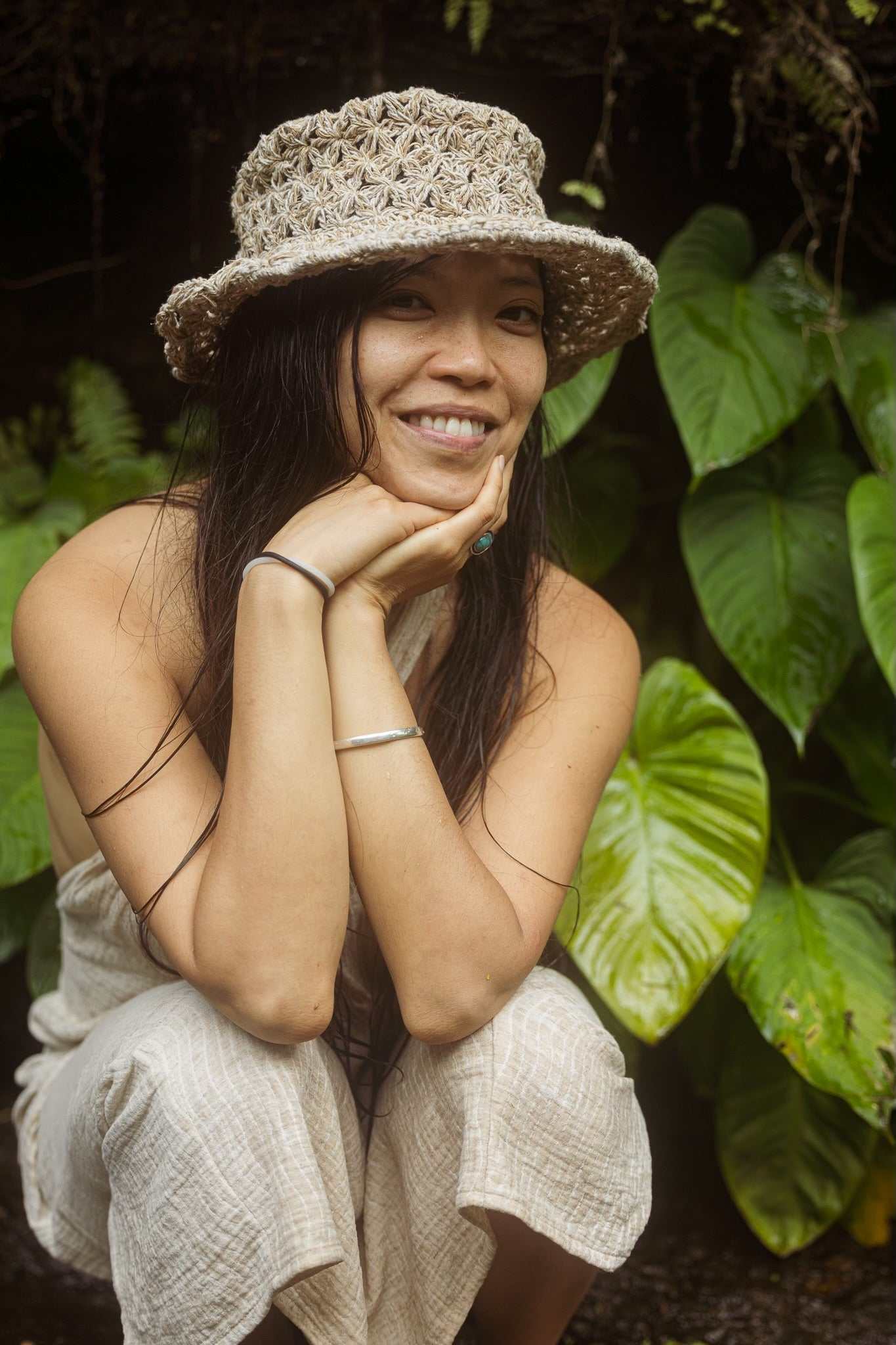 Crochet Sun Hat - Hemp