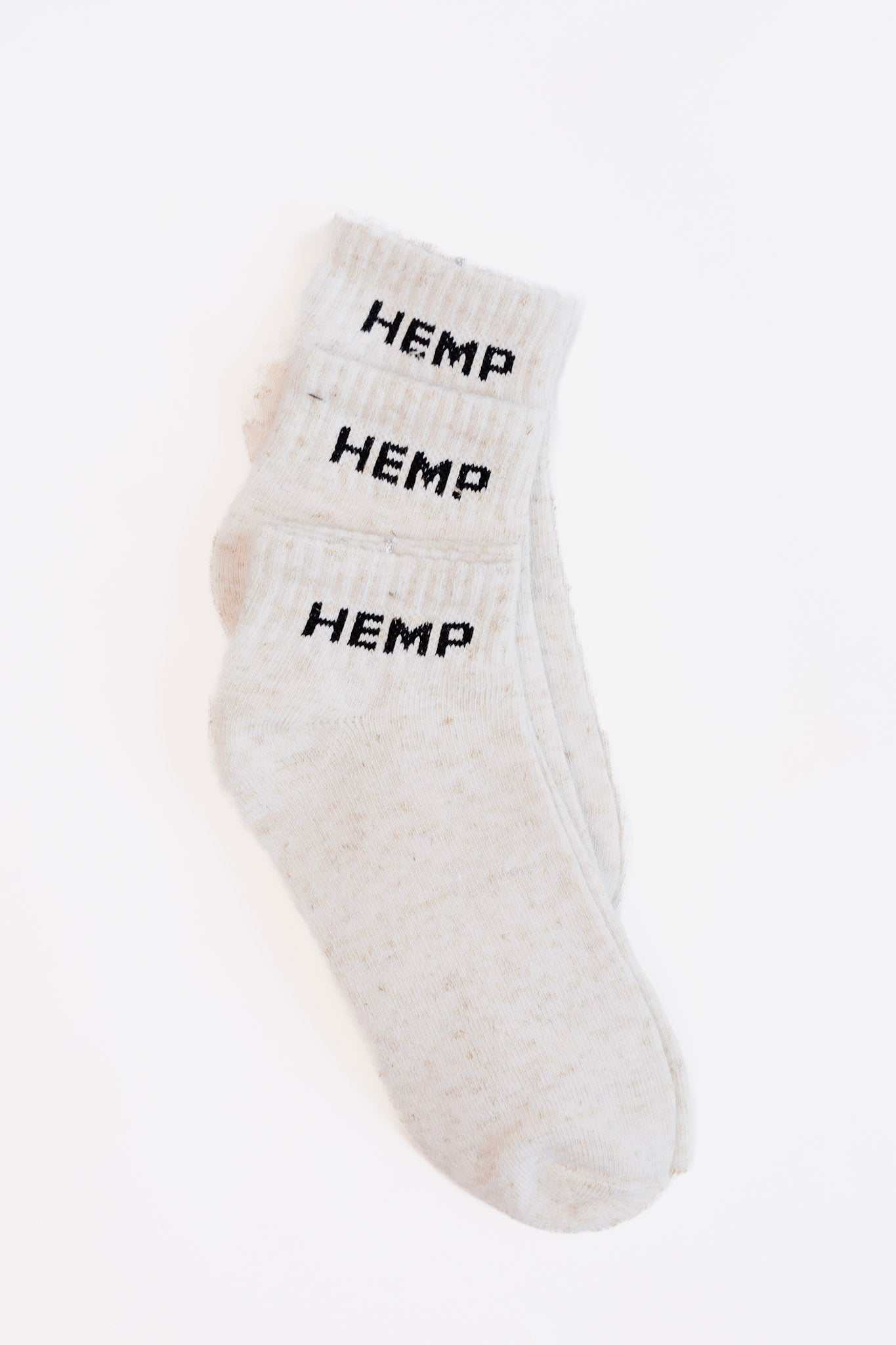 Hemp Ankle Socks (3-Pack) • Black or Natural • Eco-Friendly & Handmade in Nepal