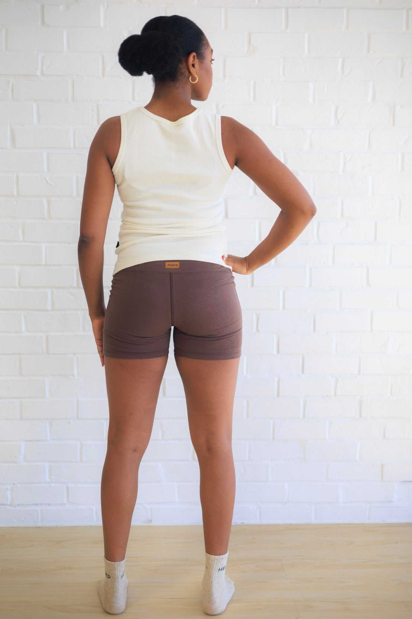 Women’s Hemp Yoga Shorts | Thick Squat-Proof Athletic Workout Shorts