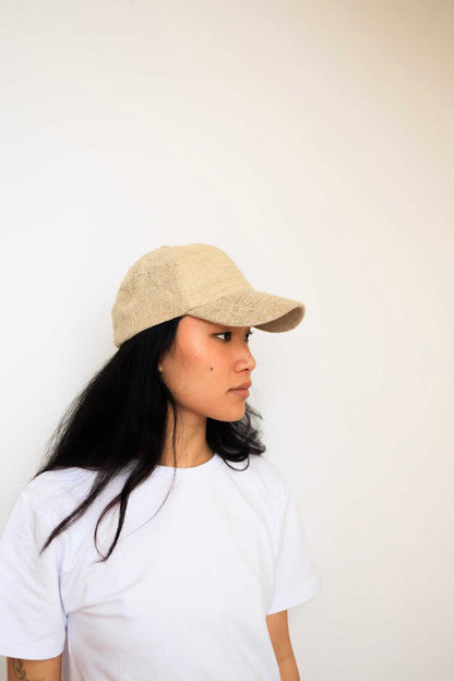 Handmade Hemp Natural Cap 