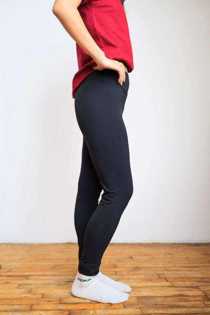 Casual Leggings - Women's Hemp Leggings for Everyday Comfort by Asatre