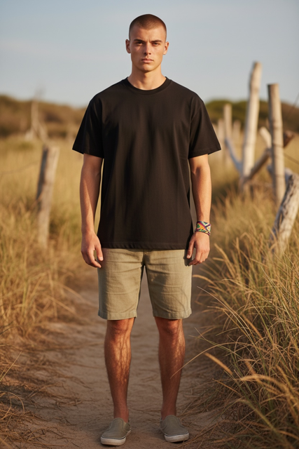 Unisex hemp t-shirt made from breathable eco-friendly hemp and organic cotton blend