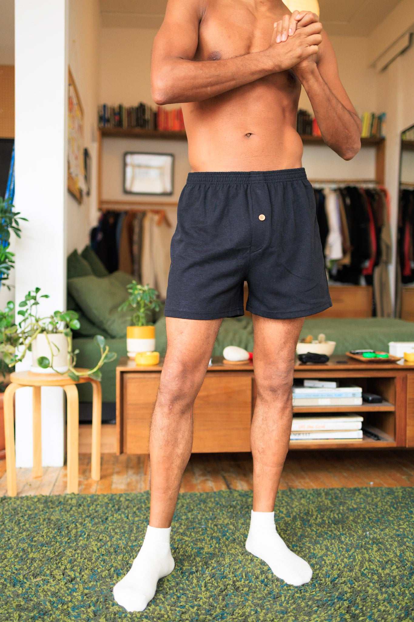 Hemp Underwear: Comfortable Eco-friendly Button Fly Boxers