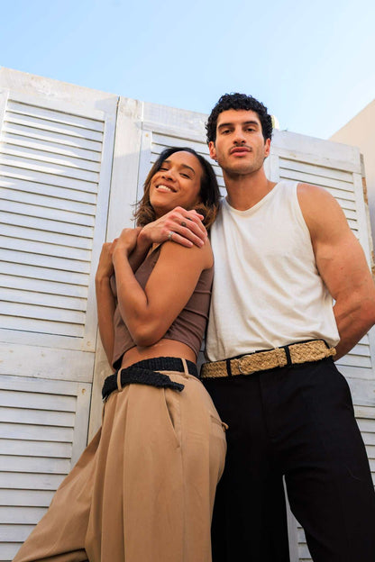 Handmade Hemp Belt | Adjustable Woven or Braided Natural Fiber Belt