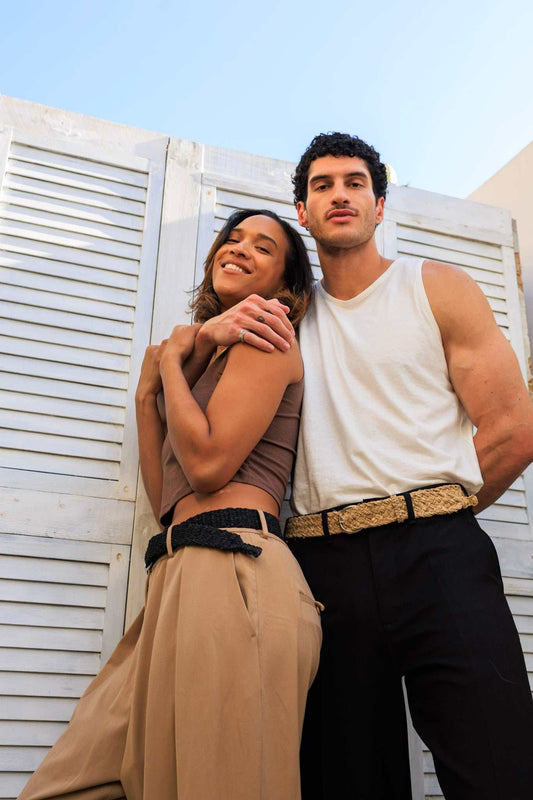 Handmade Hemp Belt | Adjustable Woven or Braided Natural Fiber Belt