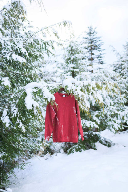 Hemp & Organic Cotton Fleece Crew Sweatshirt • Unisex Natural Fiber Pullover