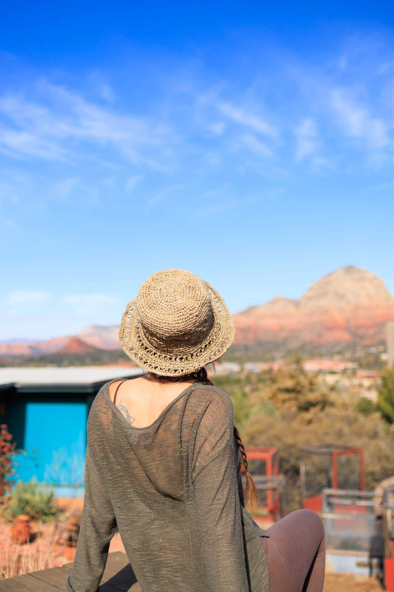 Crochet Sun Hat - Hemp