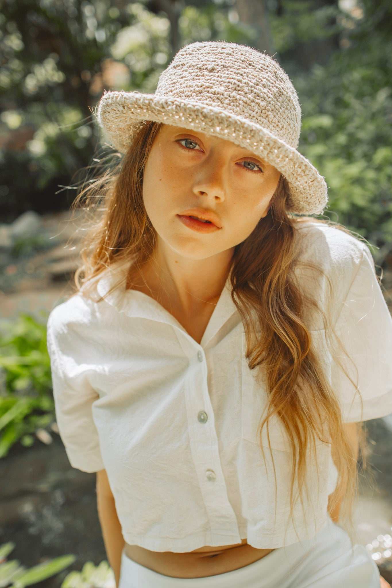 Handmade Crochet Sun Hat Hemp Summer Hat Wire Brim Design Adjustable Beach Hat Natural Fiber Construction Sustainable Fashion Choice Organic Cotton Blend Lightweight Summer Protection Perfect Beach Vacation Essential Outdoor Activity Wear