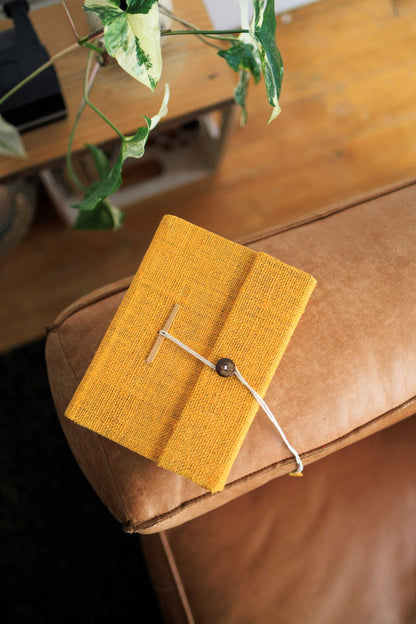 Handmade Hemp Journal with Lokta Paper | Eco-Friendly Notebook