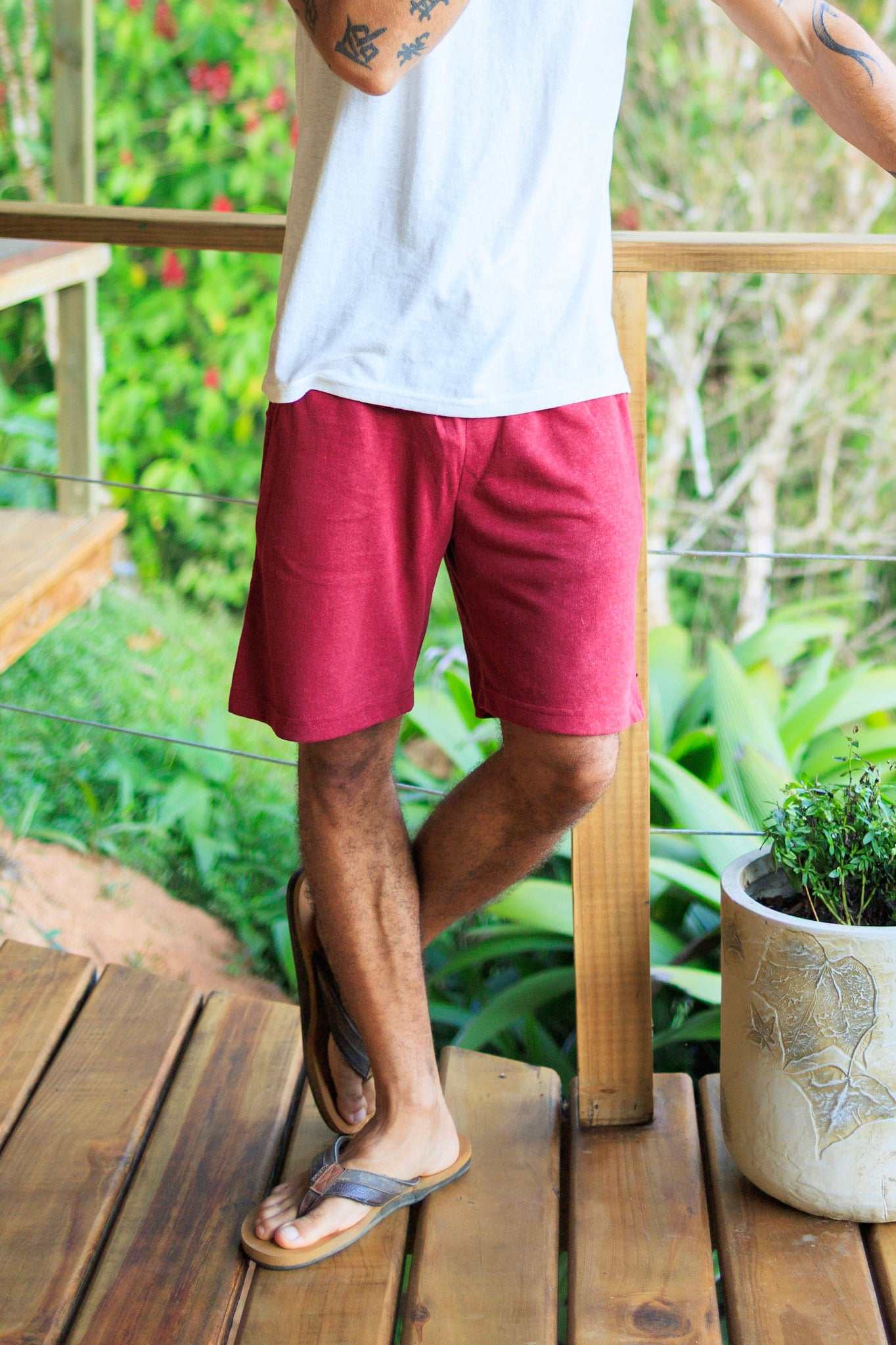 Hemp Shorts for Men - Eco-Friendly Jersey Gym, Lounge, Everyday Wear