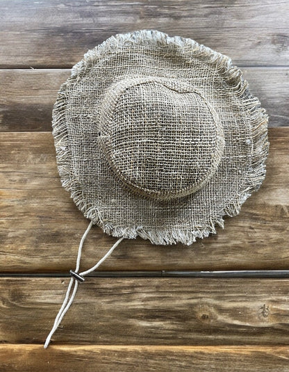 Hemp Safari Hat with Adjustable String