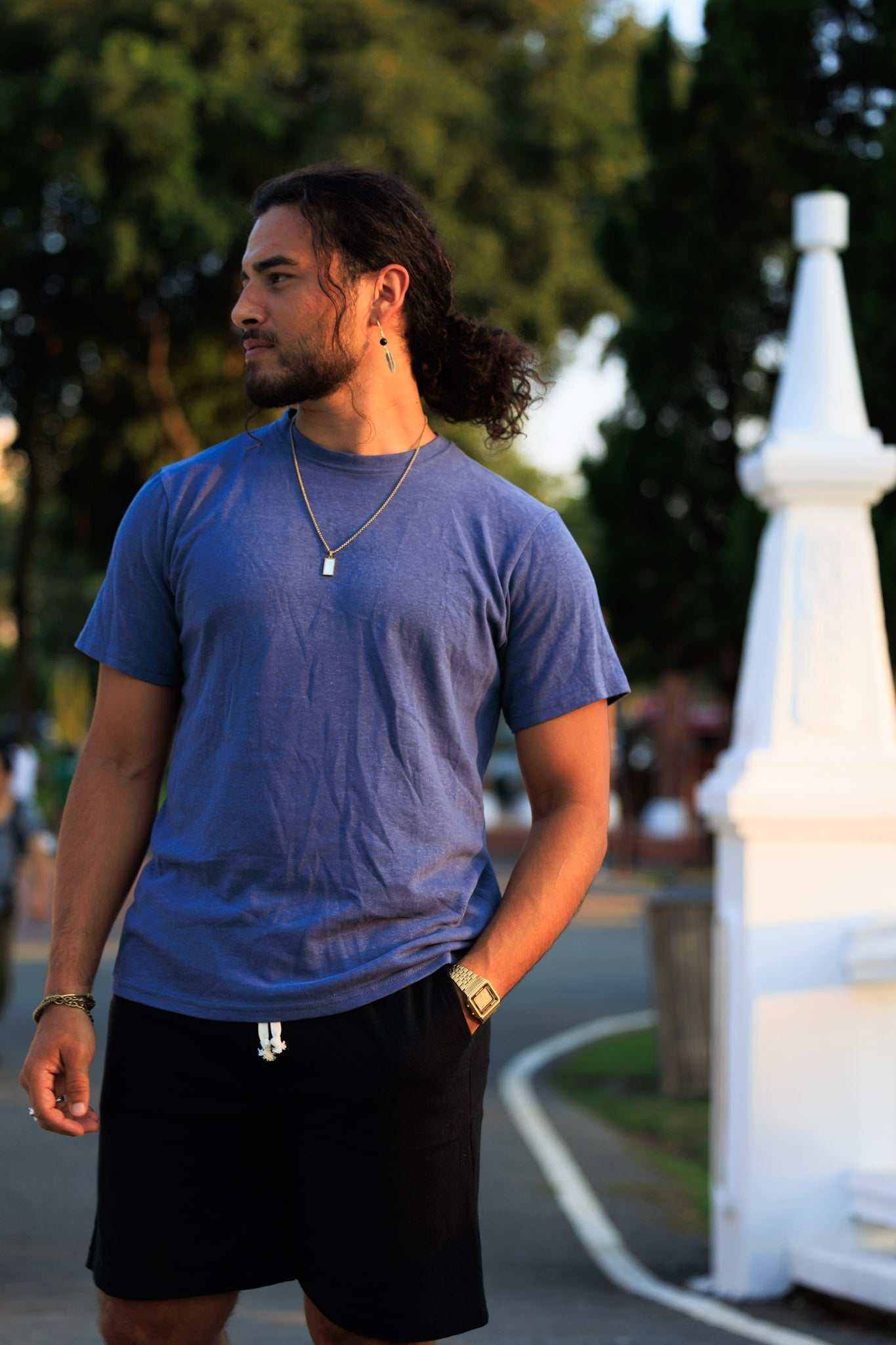 Hemp Shirt - Men's Urban Crew T-Shirt, Lightweight & Durable by Asatre