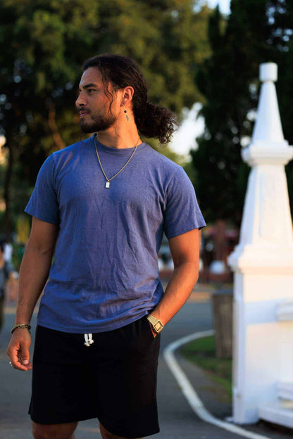 Hemp Shirt - Men's Urban Crew T-Shirt, Lightweight & Durable by Asatre