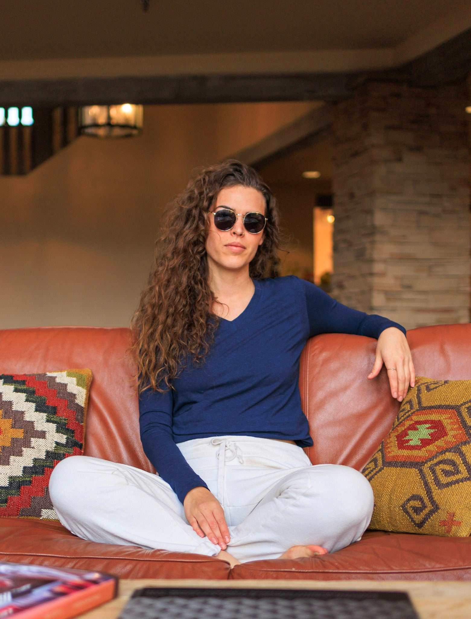 Hemp Shirt - Women's Cotton Long-Sleeve for Comfort & Style|Asatre
