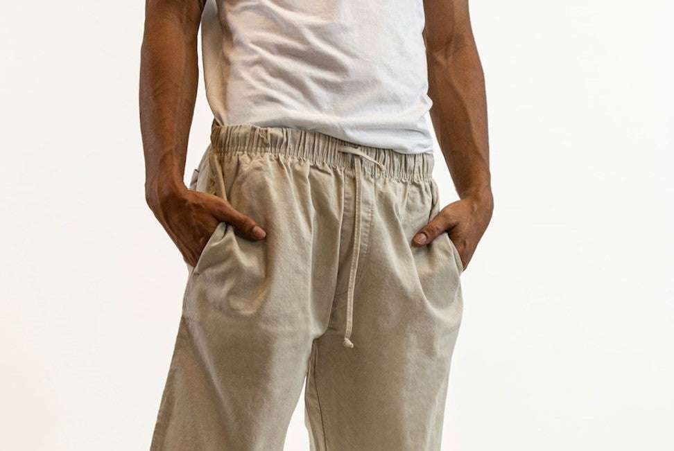 Hemp Linen & Organic Cotton Pants - Eco-Friendly Relaxed Fit