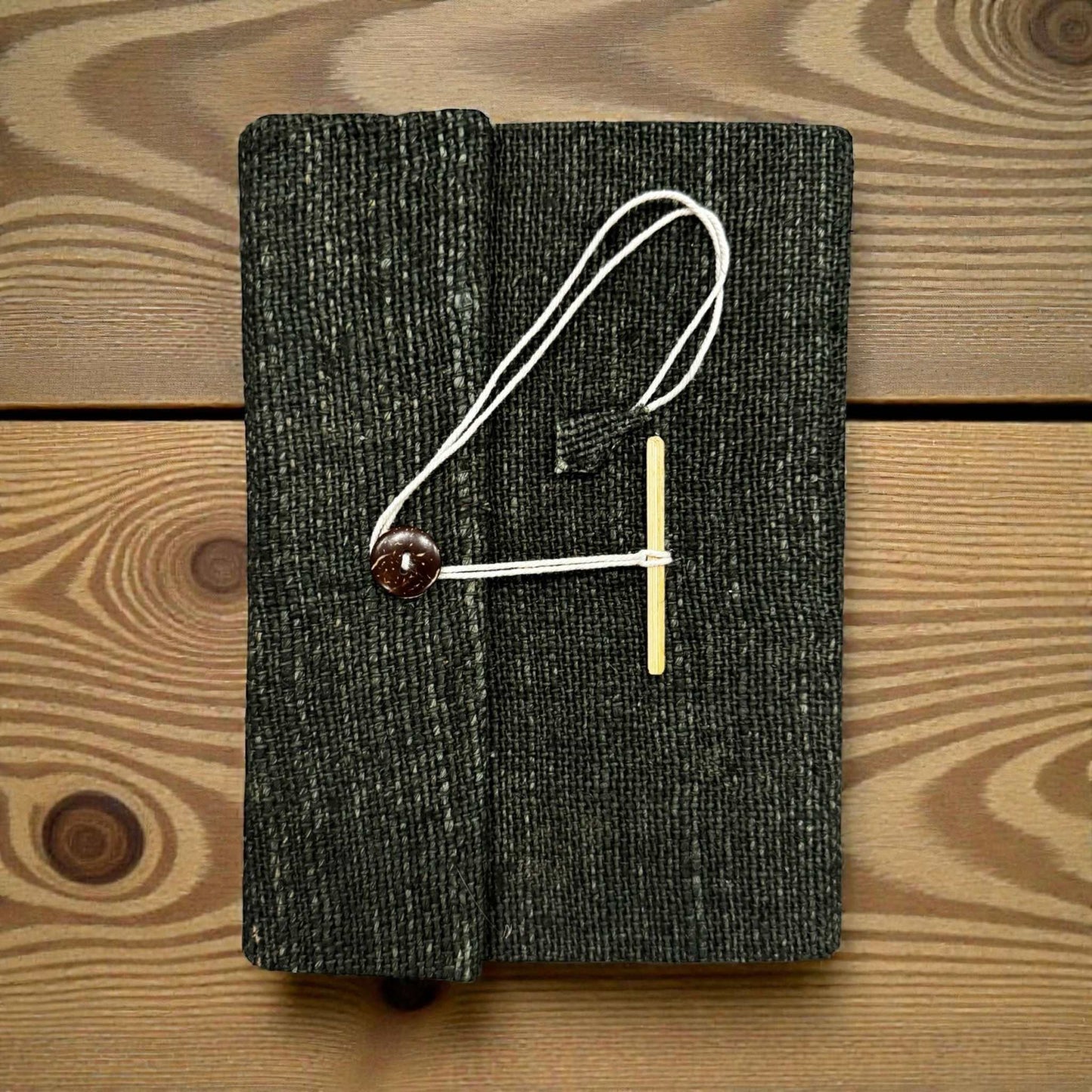 Handmade Hemp Journal with Lokta Paper | Eco-Friendly Notebook