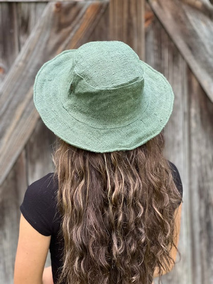 Hemp Sun Hat - Solid (Natural or Olive)