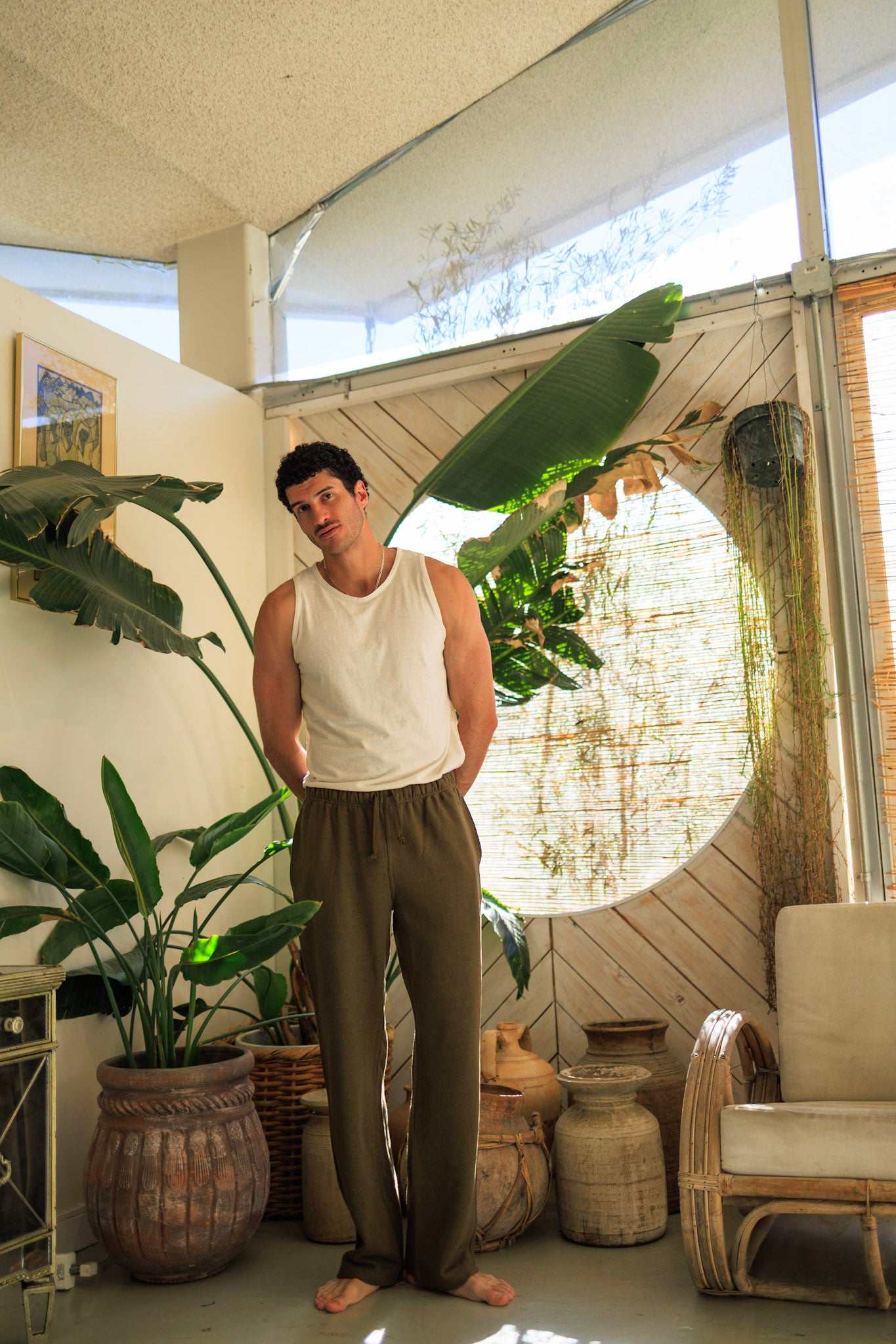 Men’s Tall Hemp Sweatpants – Sustainable Fleece Loungewear