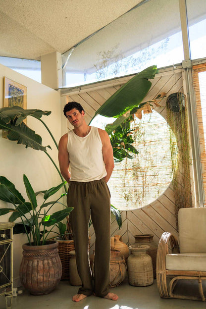 Men’s Tall Hemp Sweatpants – Sustainable Fleece Loungewear