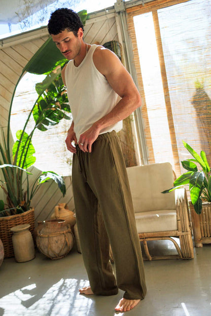 Men’s Tall Hemp Sweatpants – Sustainable Fleece Loungewear