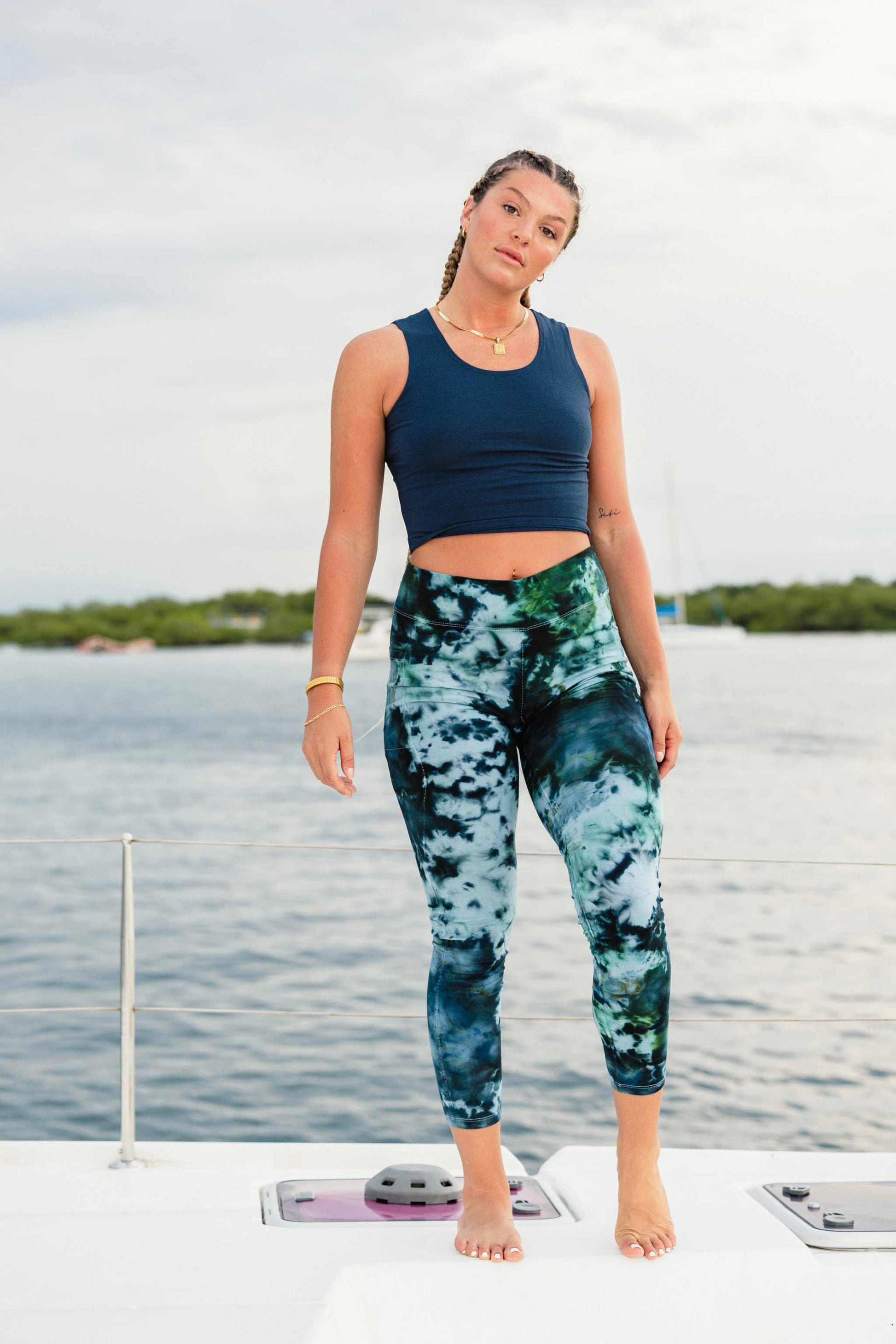 Pocket Leggings - Women's Hemp Tie Dye with Pockets|Asatre