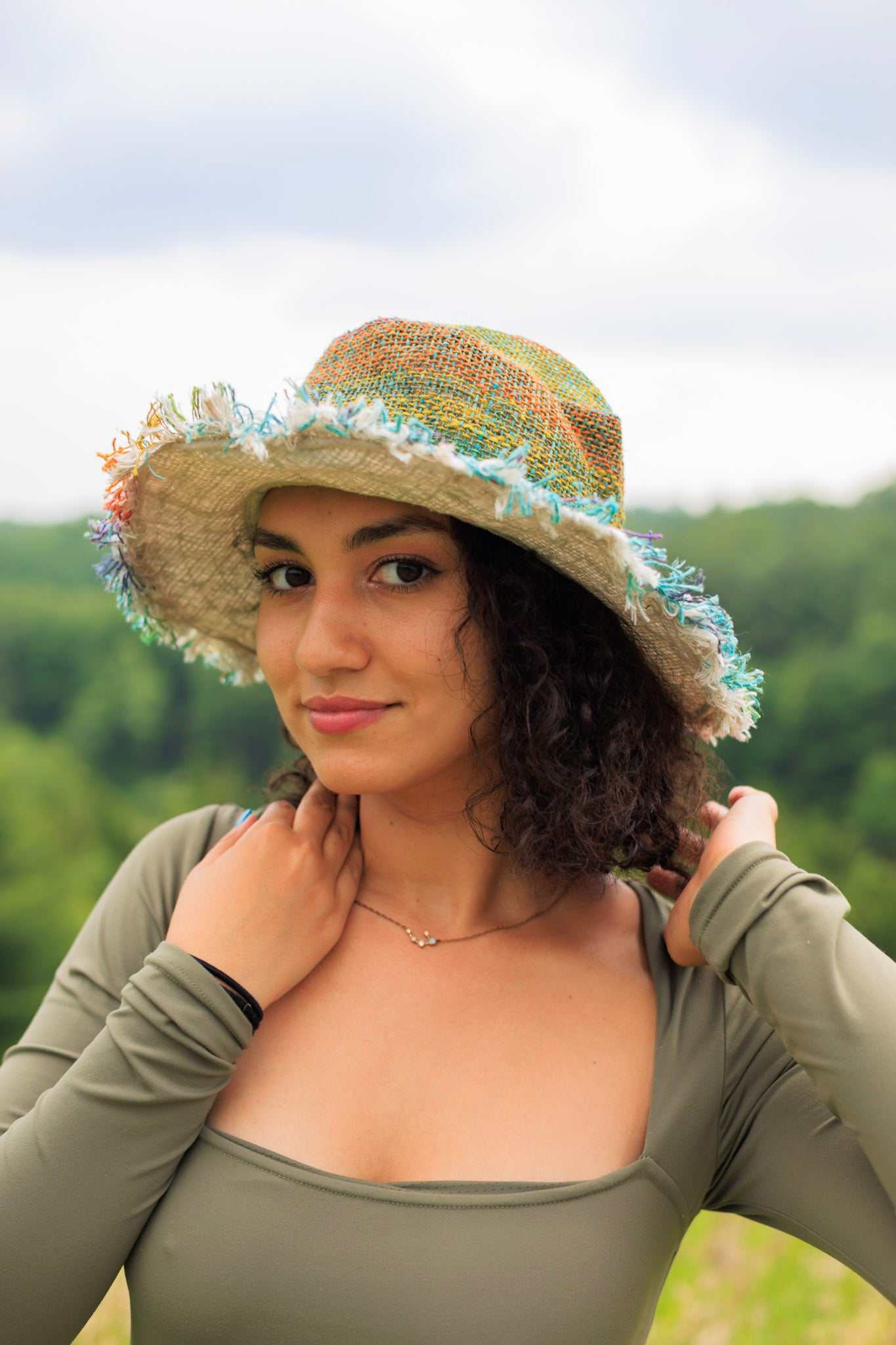 Hemp Hat - Multi-Color Rainbow Stylish and Eco-Friendly Sun Protection