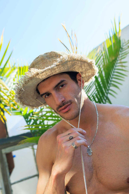Hemp Safari Hat – Unisex Eco-Friendly Travel Sun Hat by Asatre