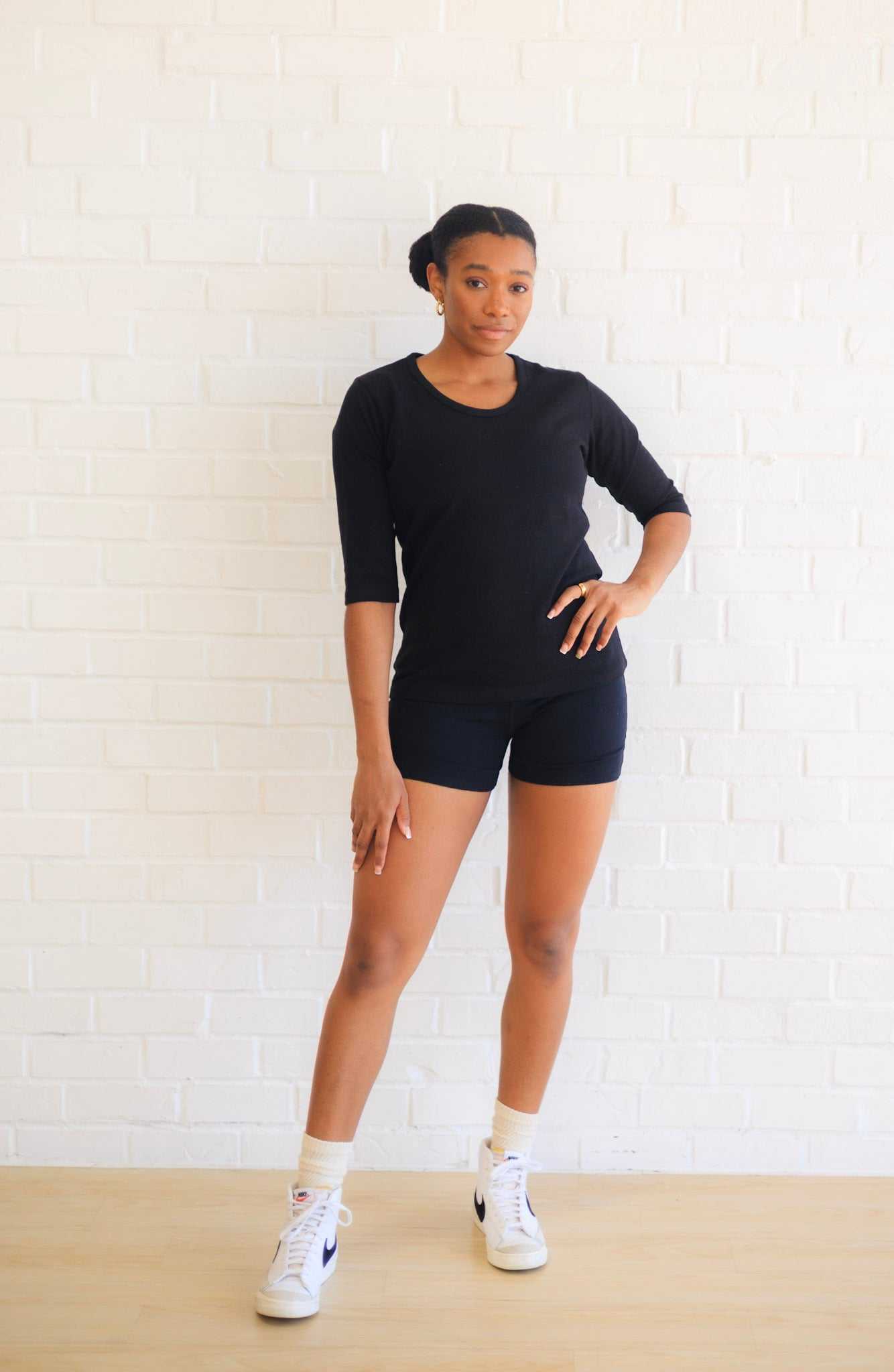 Hemp Shirt - Women's 3/4 Sleeve Hemp & Cotton Blend Apparel