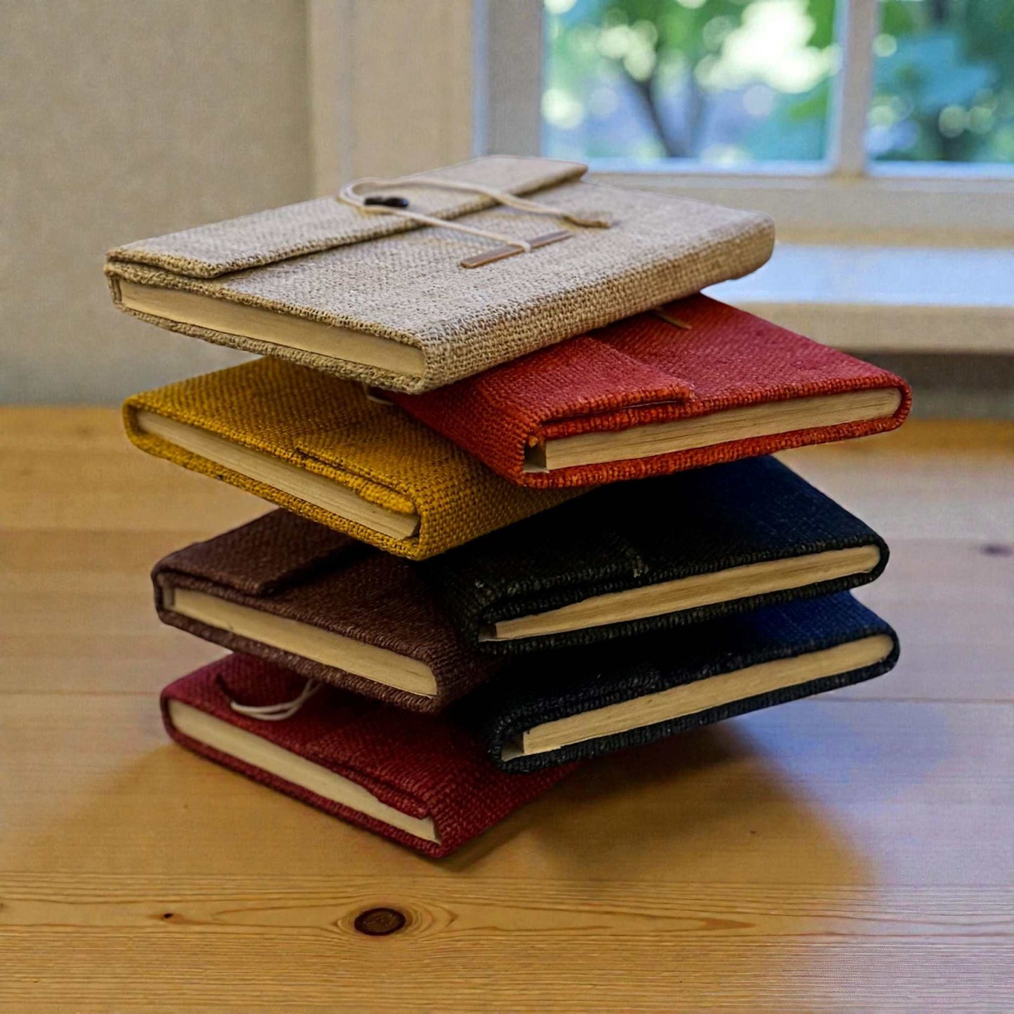 Handmade Hemp Journal with Lokta Paper | Eco-Friendly Notebook