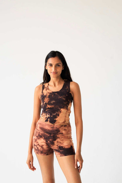 Hemp Crop Top Tank - Tie Dye
