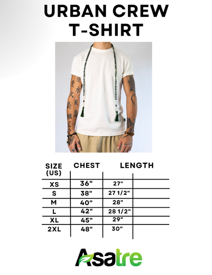 Hemp T-Shirt - Men's Crew T-Shirt, Durable & Stylish