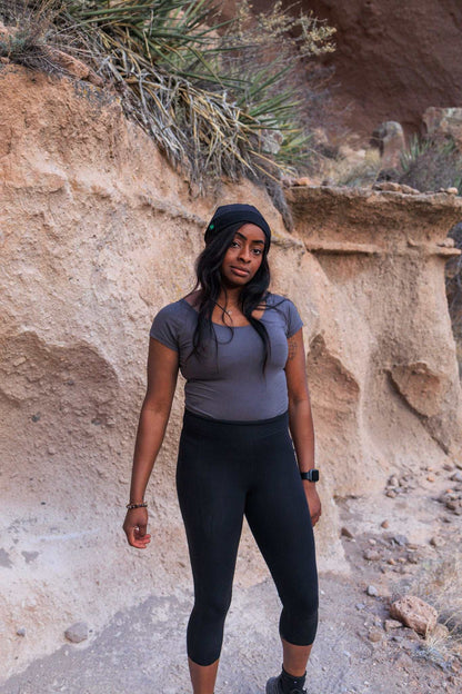 Hemp Capri Leggings with Pockets
