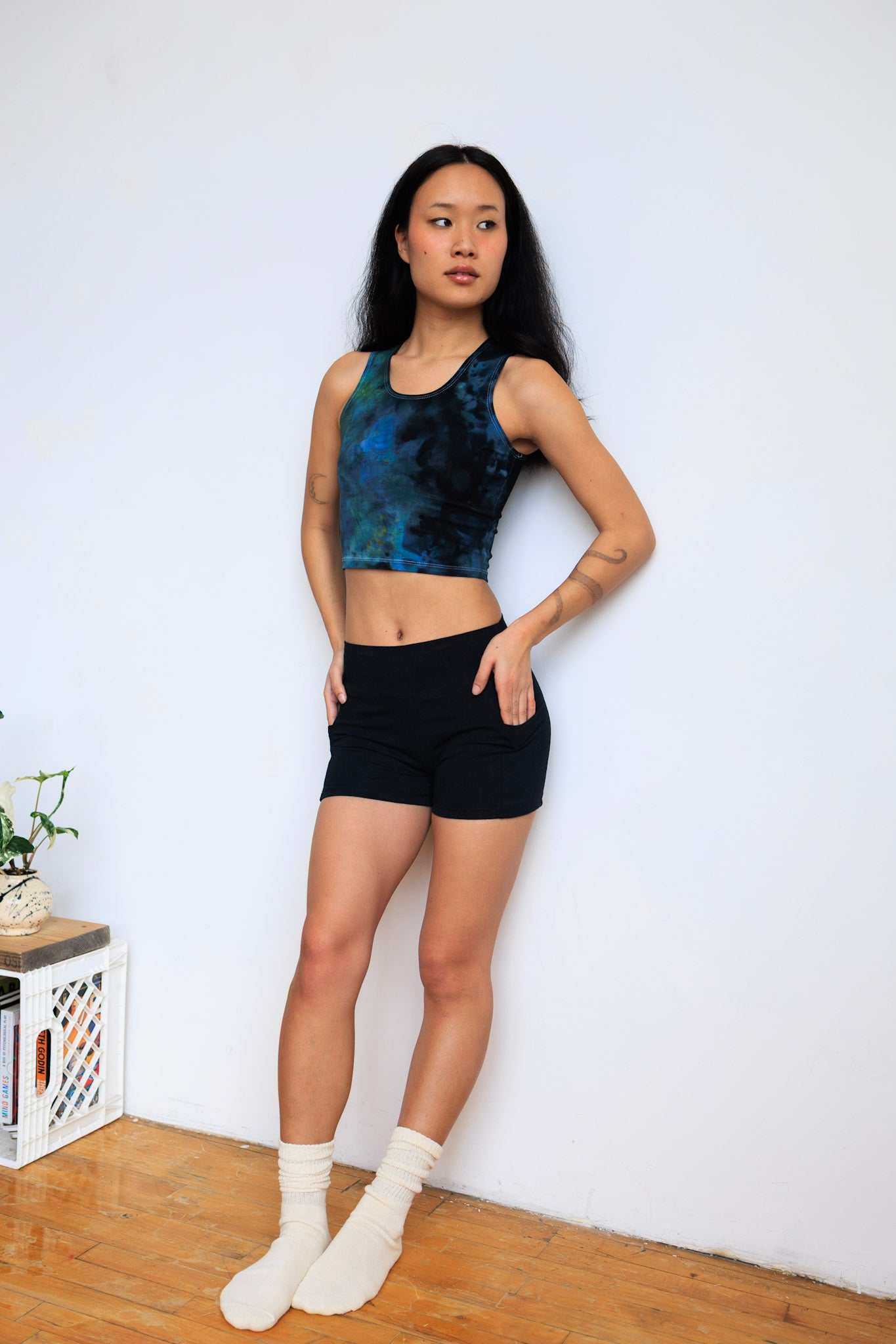 Women’s Hemp Pocket Yoga Shorts - Thick Athletic High-Waist for Support and Comfort